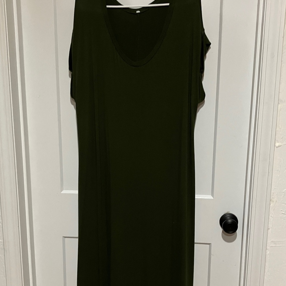 Cato Dark Green Midi Dress